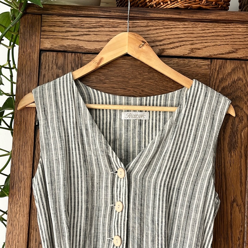 Vintage linen Italian dress